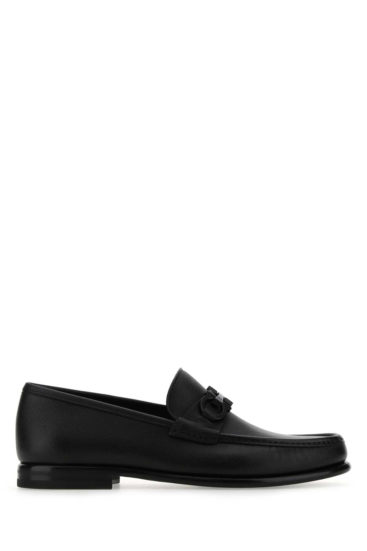 Ferragamo Calf Leather Loafer — Black