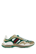 Gucci GG Fabric and Suede Sneaker — Green