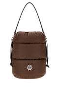 Moncler Caradoc Bucket Bag — Brown
