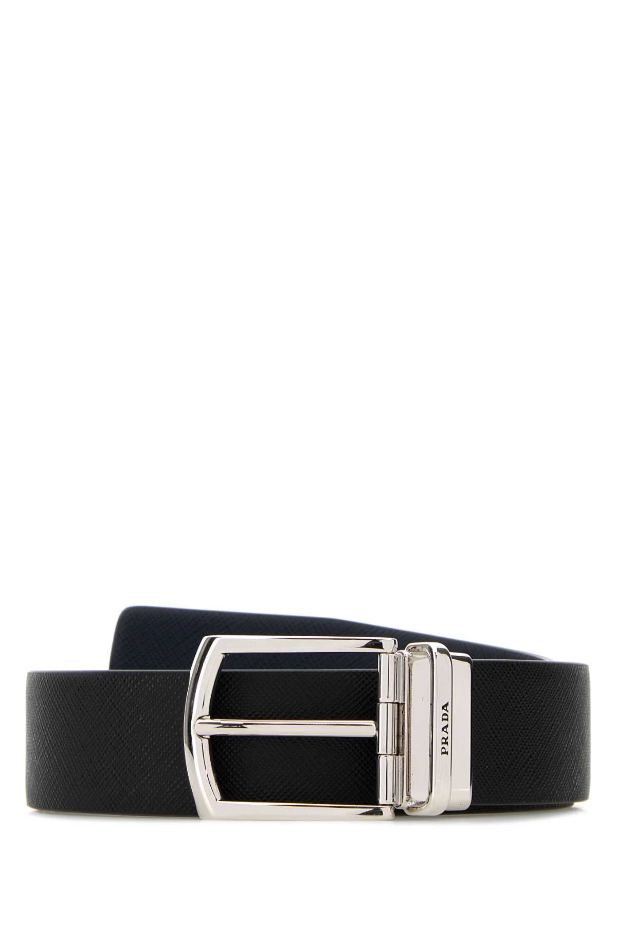 Prada Cinturón Cinture — Negro