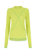 Bottega Veneta Viscose-Blend Knit Sweater — Yellow