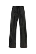 Fendi Leather Trousers — Black