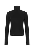 Cuello alto de Givenchy en mezcla de viscosa elástica — Negro