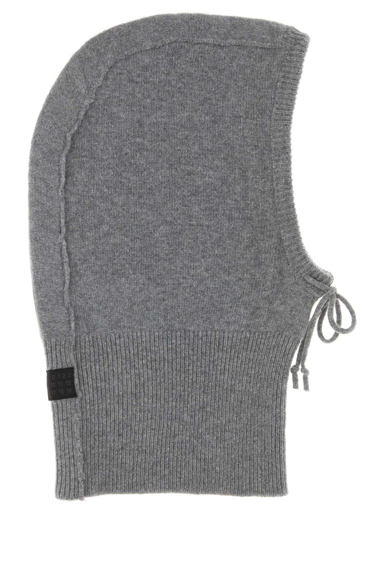 MM6 Maison Margiela HAT Wool Blend Balaclava — Gray