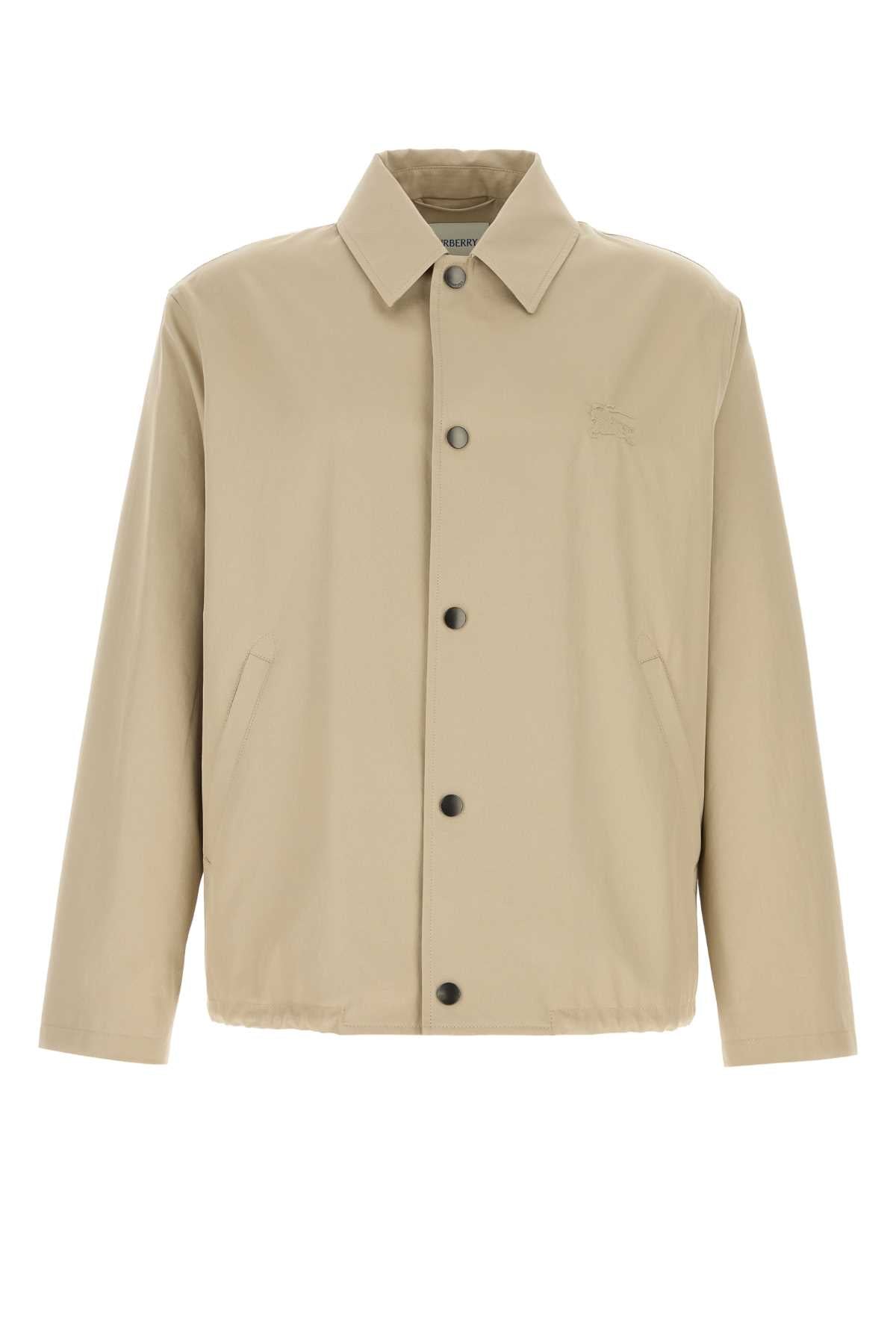 Burberry Lightweight Cotton Jacket — Beige