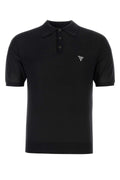 Prada Wool Polo Shirt — Black