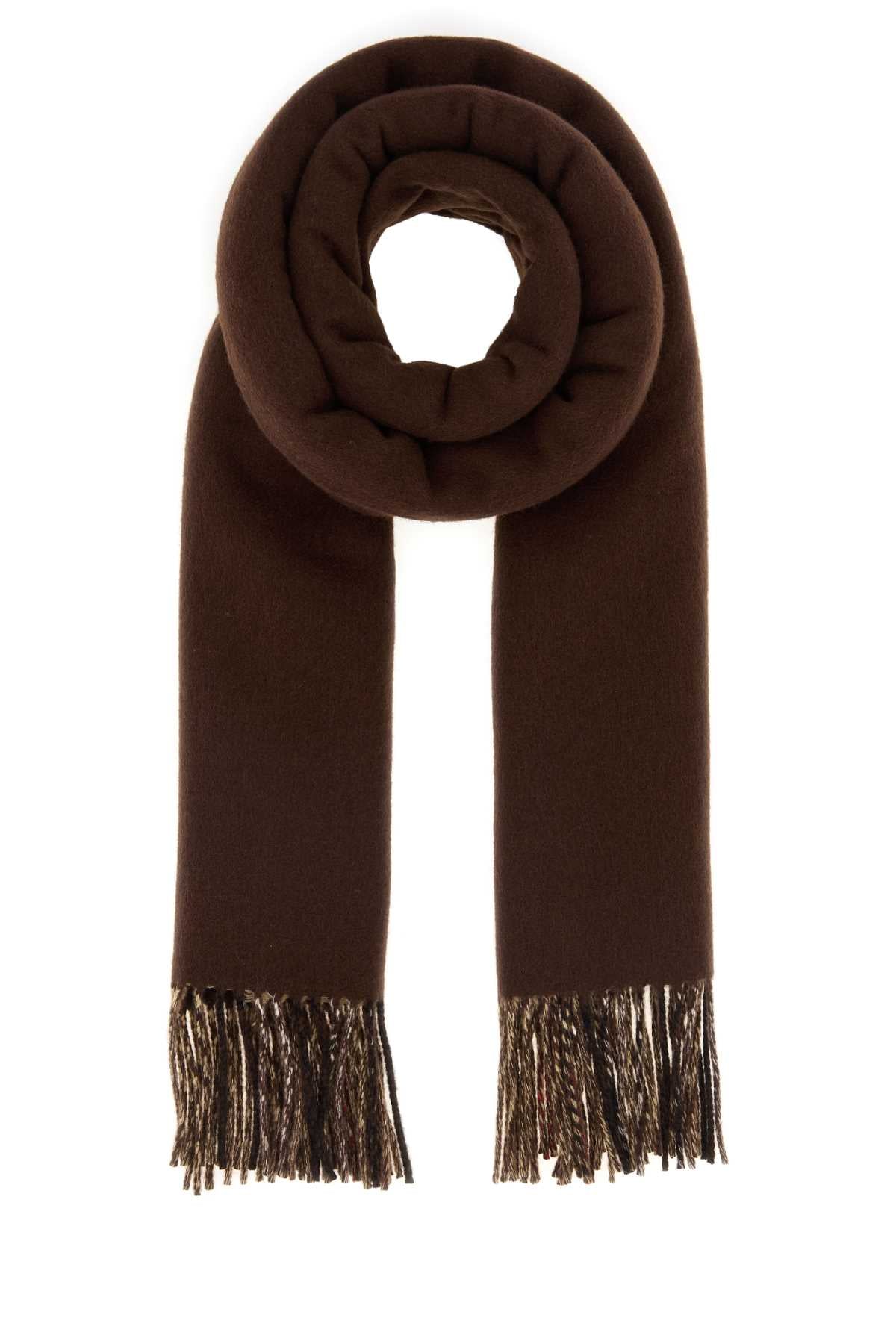 Burberry Solid Scarf — Brown