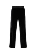 Fendi Cotton Velvet Trousers — Black