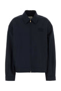 Miu Miu Mohair-Blend Jacket — Navy