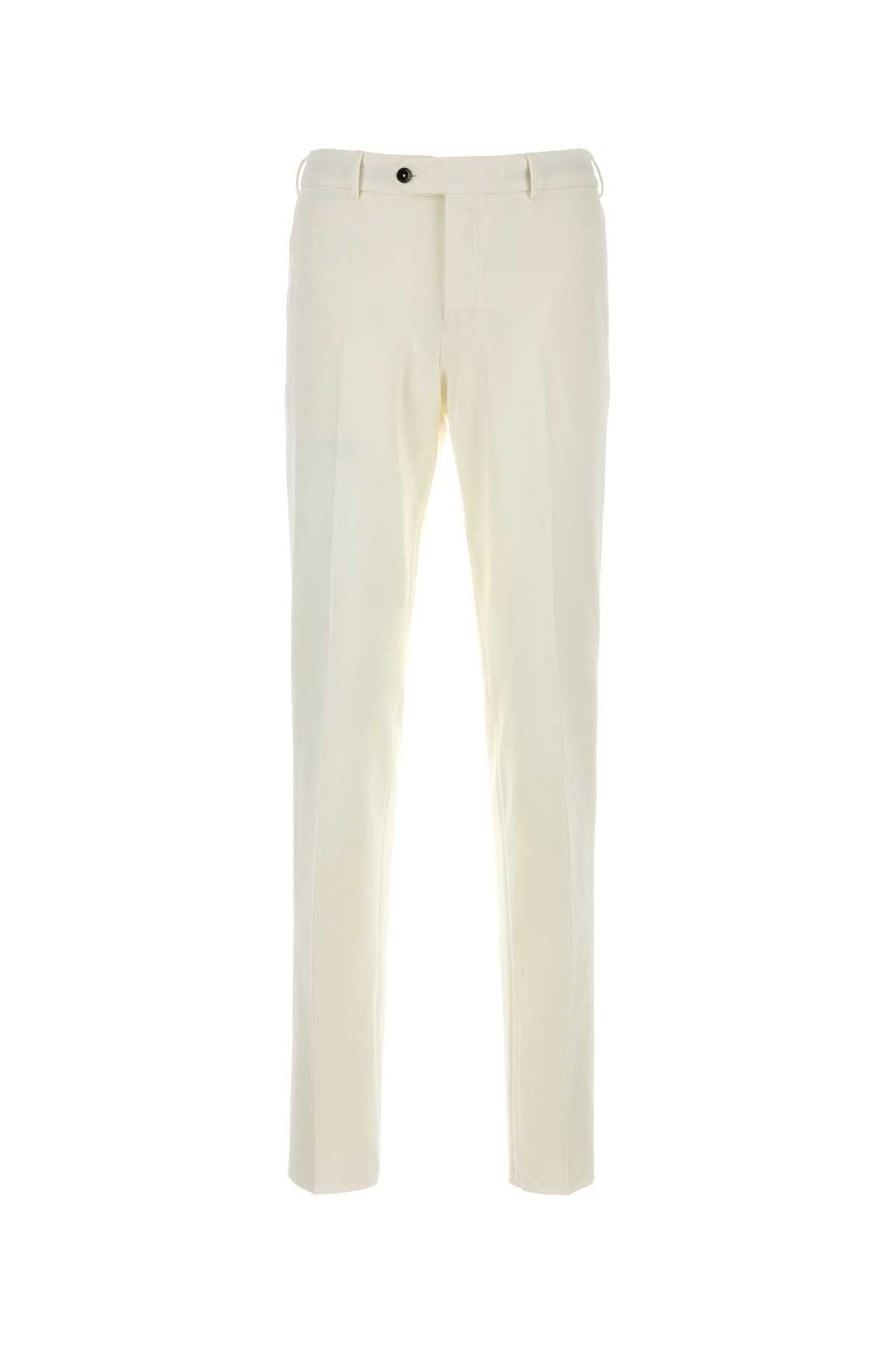 Pt Torino Stretch Cotton Blend Joggers — White
