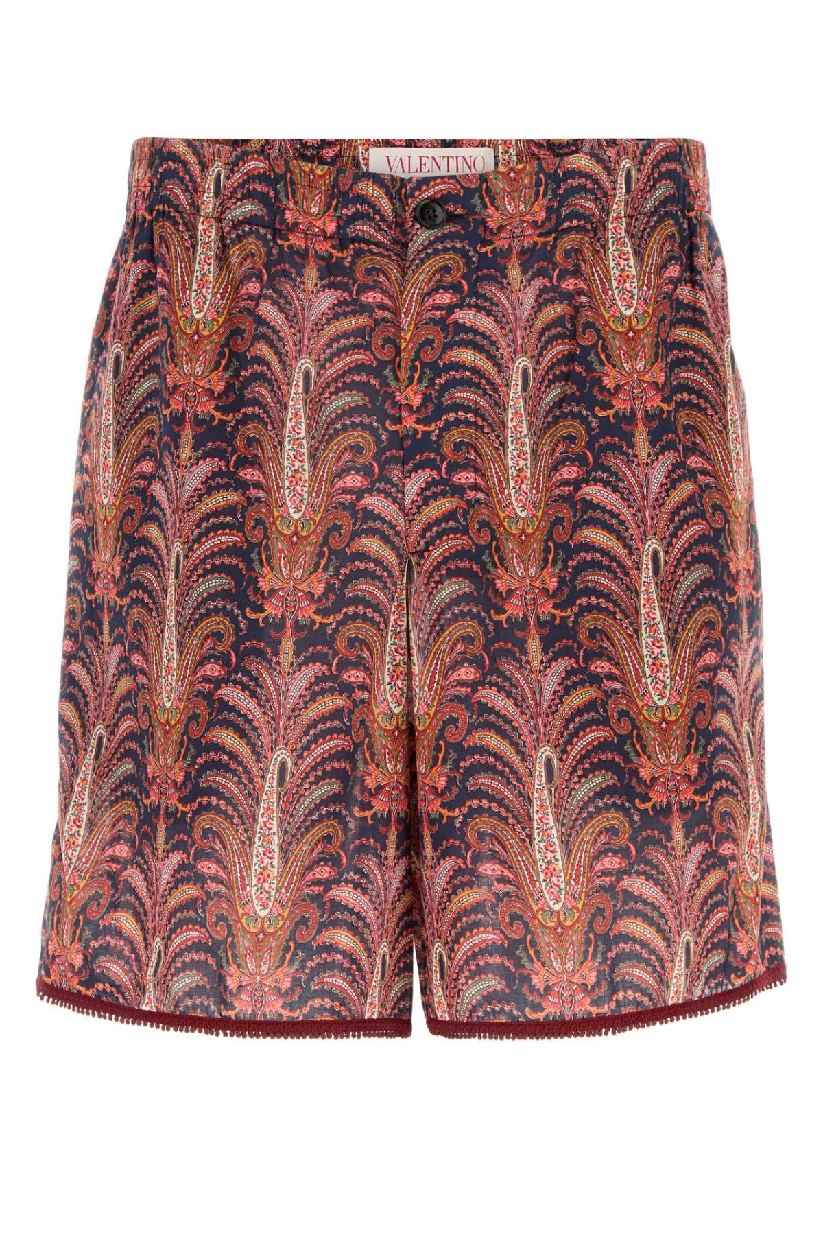 Valentino Garavani Voyage Bermuda Shorts — Navy