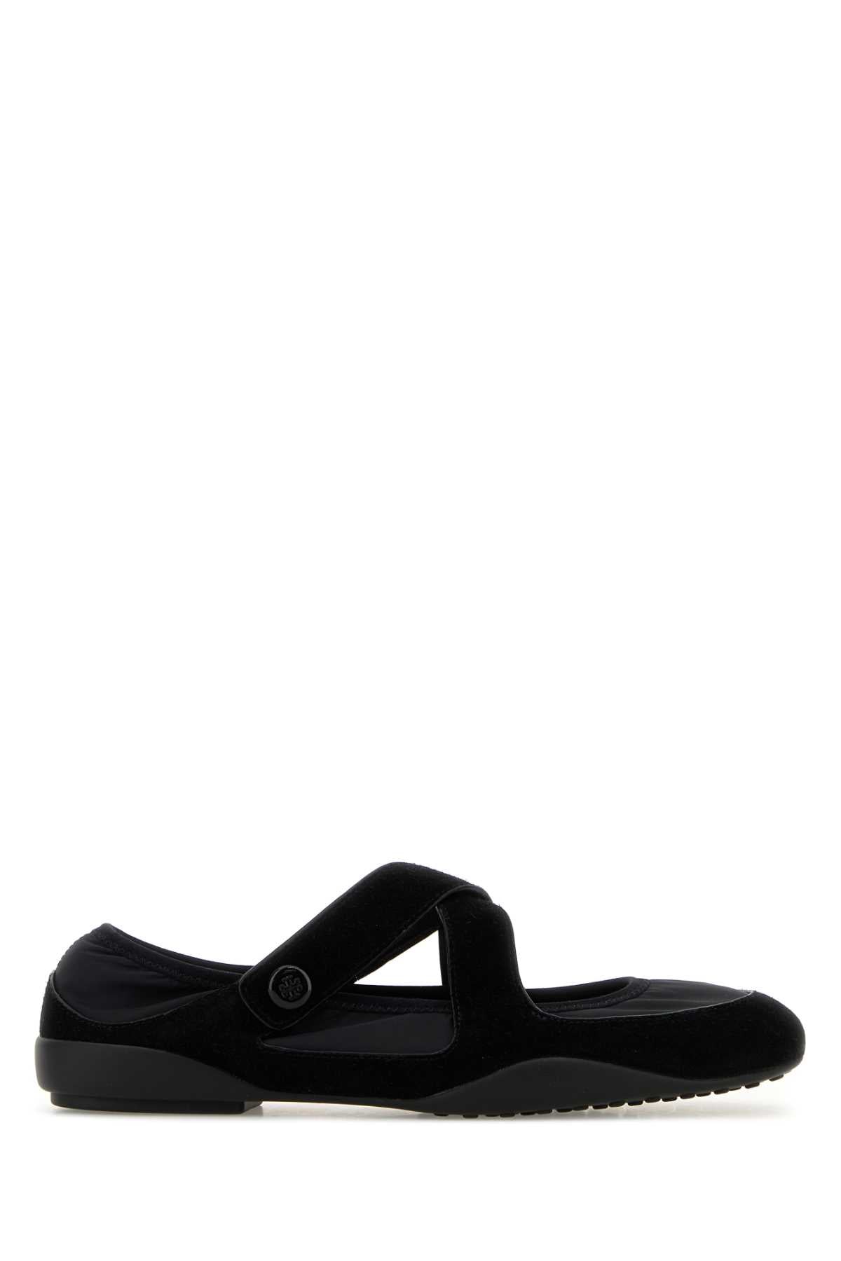 Tory Burch Romy Ballerina Flat — Black
