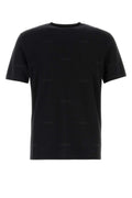 Gucci Logo-Embroidered Wool Blend T-shirt — Black
