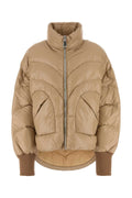 Khrisjoy Shiny Down Jacket — Beige