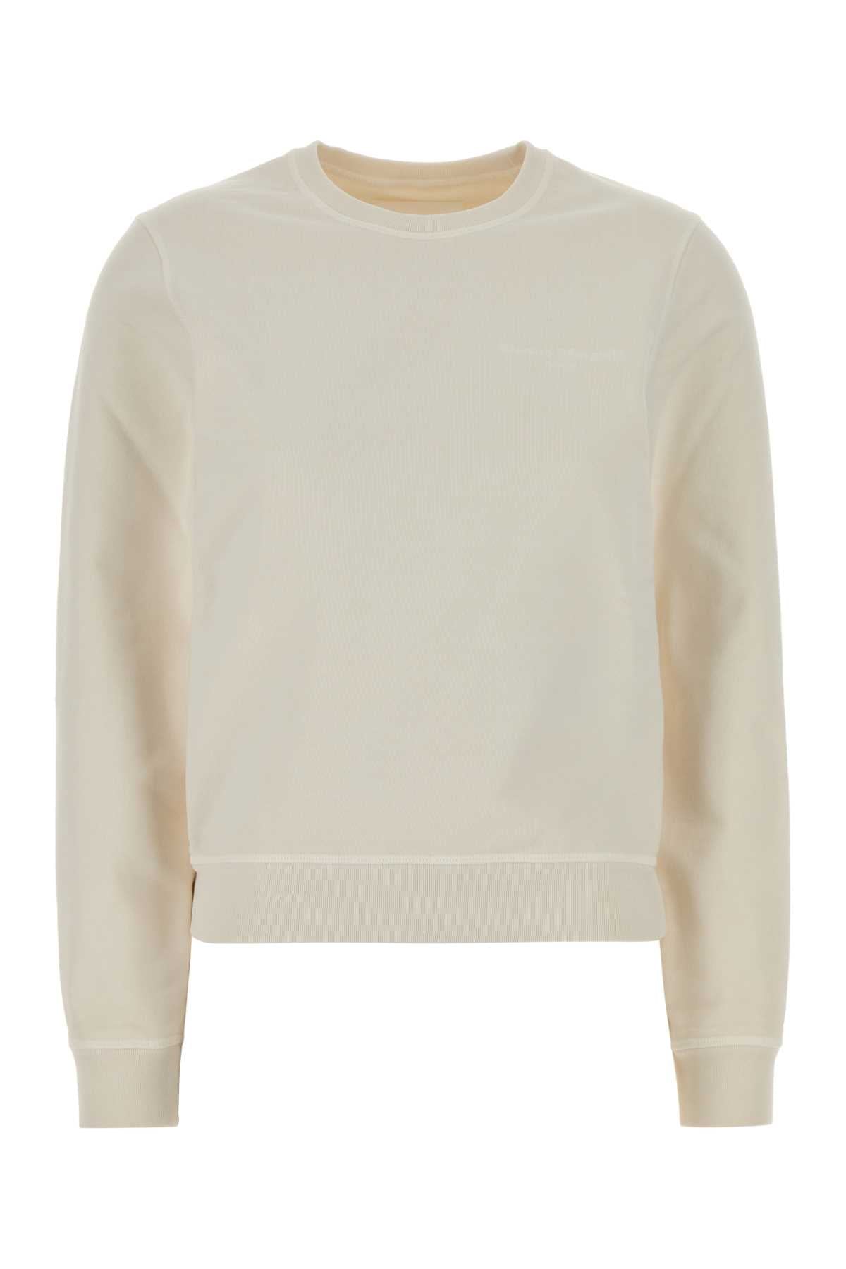 Maison Margiela Cotton Sweatshirt — White