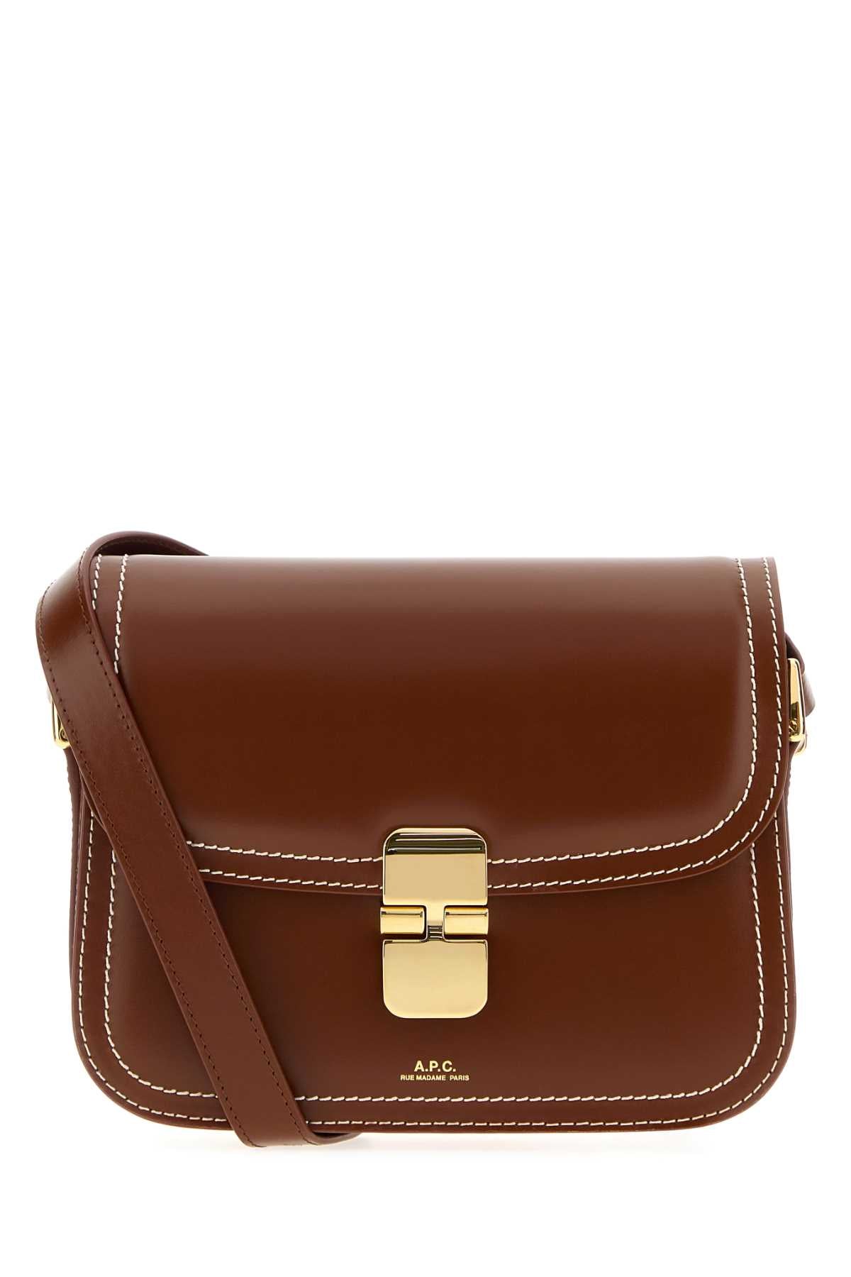 Bolso Bandolera Grace de A.P.C. — Marrón
