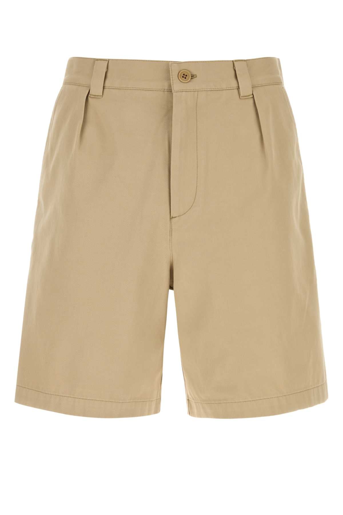 A.P.C. Otis Bermuda Shorts — Beige