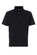 Zegna Cotton Polo — Black