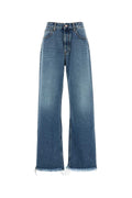 Alessandra Rich Waist Jeans — Blue