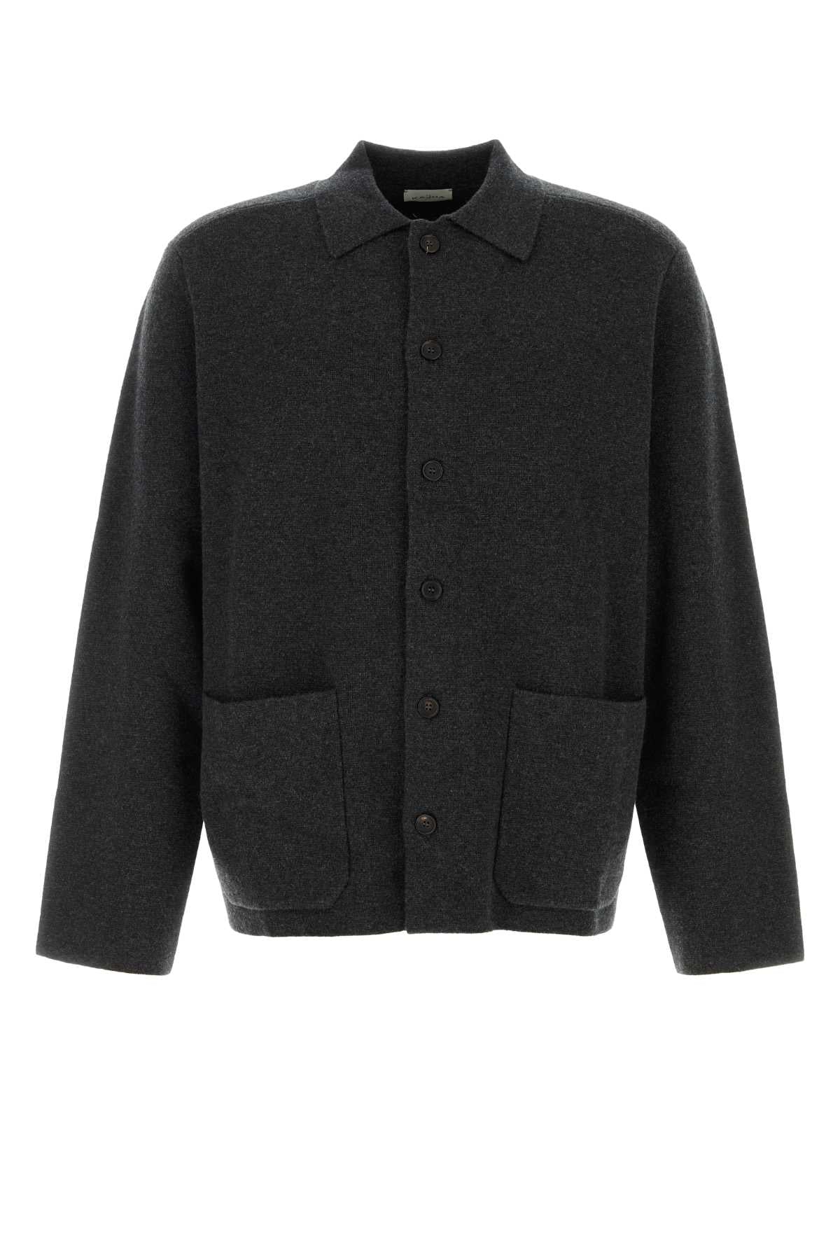 Le Kasha With Cardigan — Charcoal