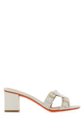 Santoni Didi Mule — White