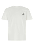 Golden Goose Deluxe Brand Logo-Embroidered Cotton T-Shirt — White