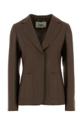 Fendi Single Blazer — Brown