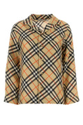 Burberry Silk Check Shirt — Beige