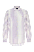 Polo Ralph Lauren Striped Oxford Shirt — Purple