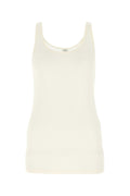 Saint Laurent Modal-Blend Tank Top — White