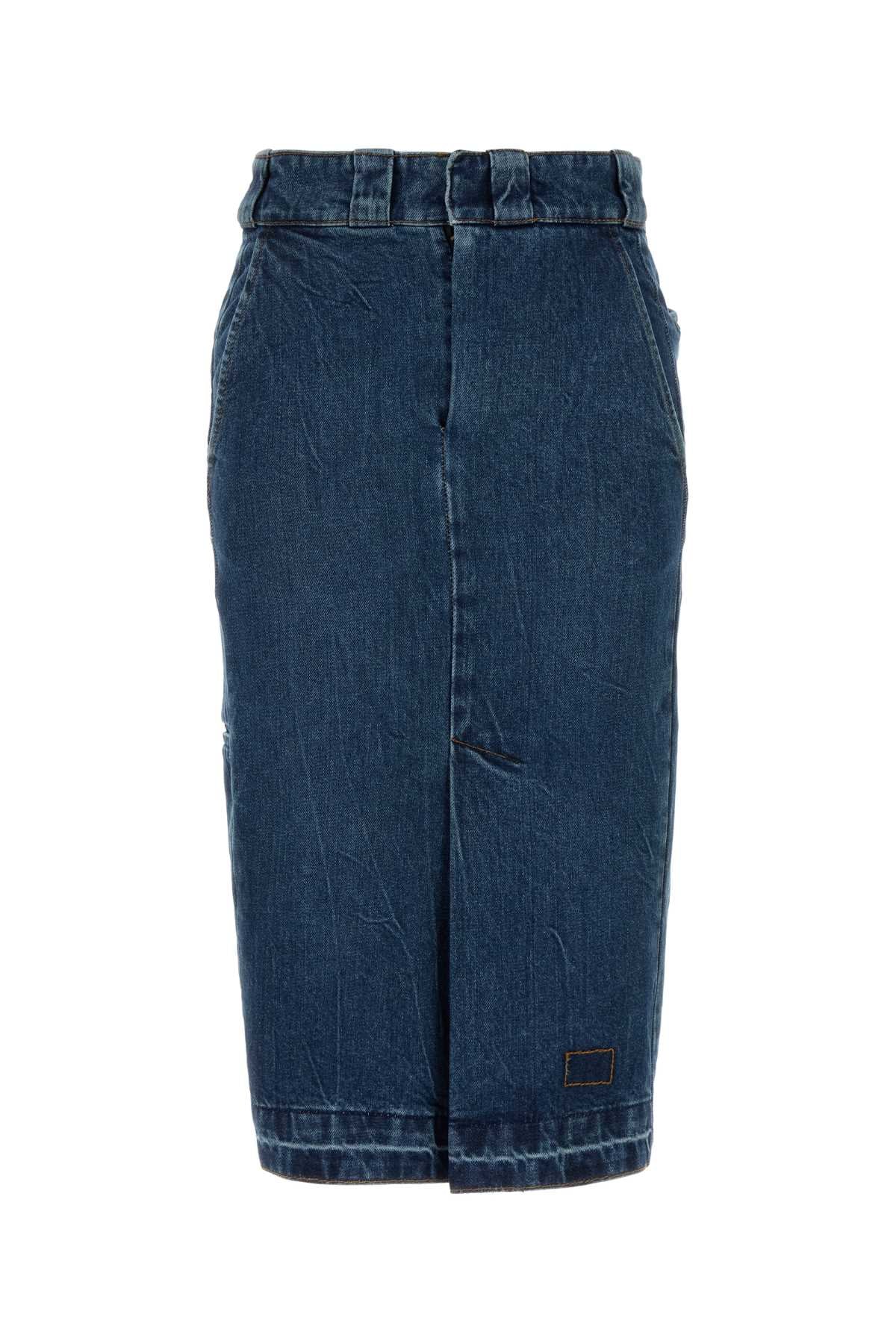 Maison Margiela Denim Skirt — Blue