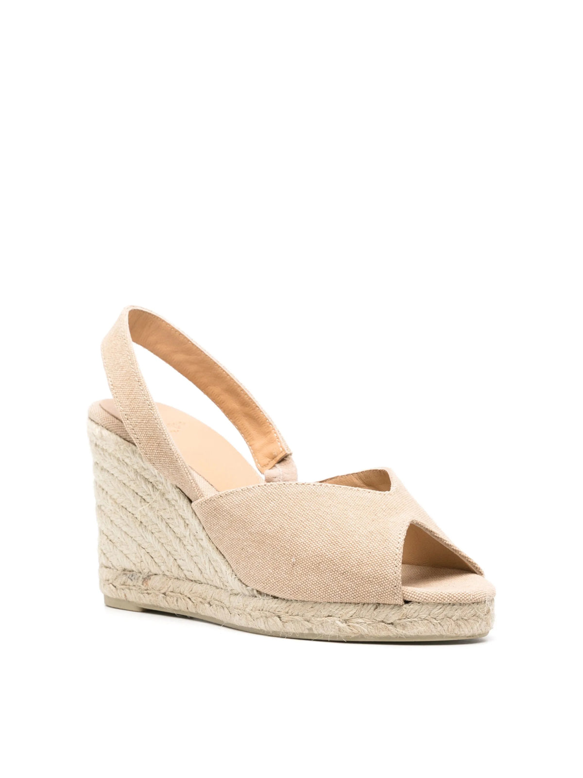 Castaner Brisa Wedge Sandal — Beige