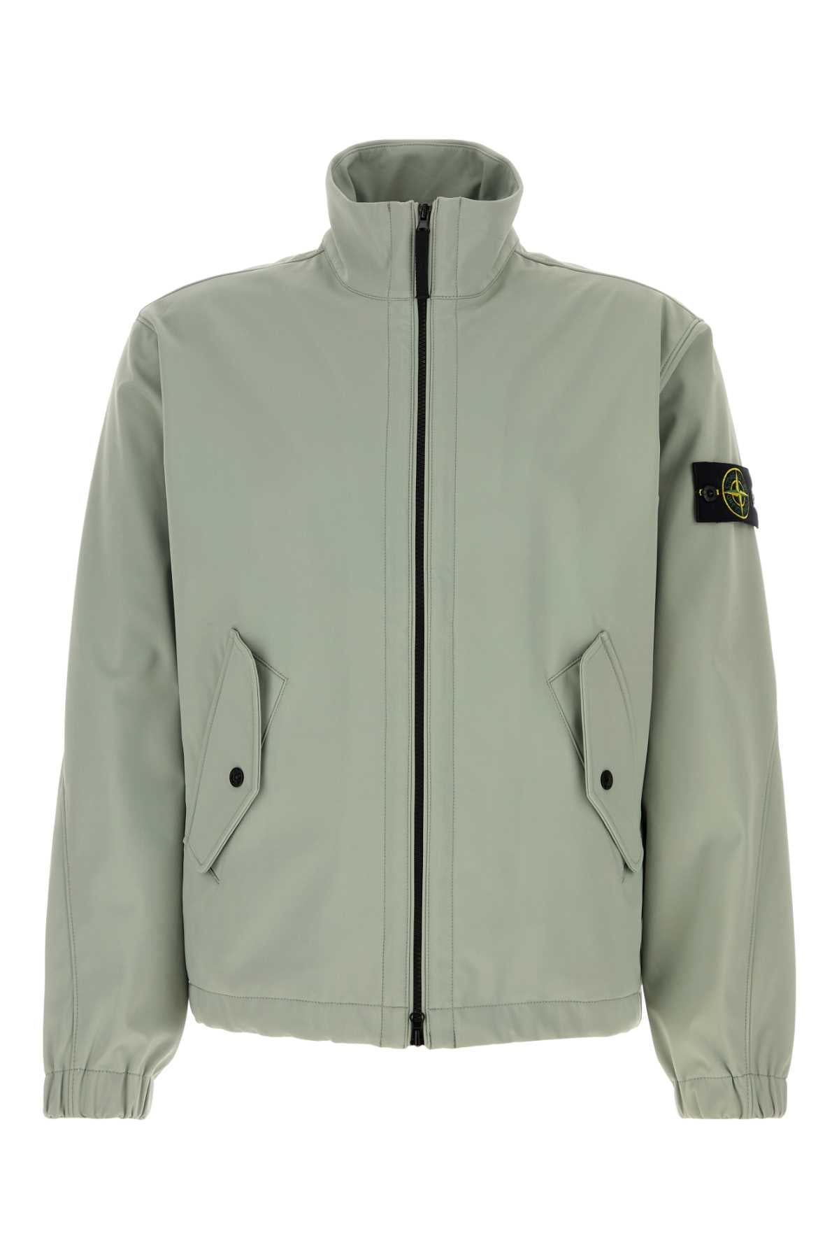 Stone Island Stretch Polyester Jacket — Green
