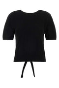 Ganni Cotton Blouse — Black