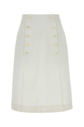 Prada Gonna Skirt — White