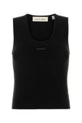 Fear Of God Essential Waffle Tank Top — Black