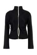 Nanushka Domini Blouse — Black