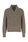 Burberry Ribbed Wool Sweater — Beige