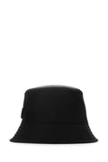 Prada BUCKET Recycled Nylon Bucket Hat — Black