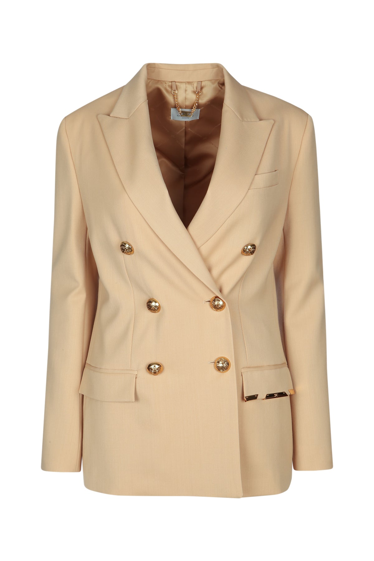 Elisabetta Franchi Doppio Blazer — Beige