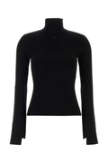 Courreges Mocknecksweater Sweater — Black