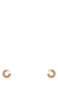 Amina Muaddi Embellished Metal Earrings — Gold
