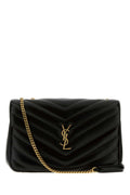Saint Laurent Lou Shoulder Bag — Black