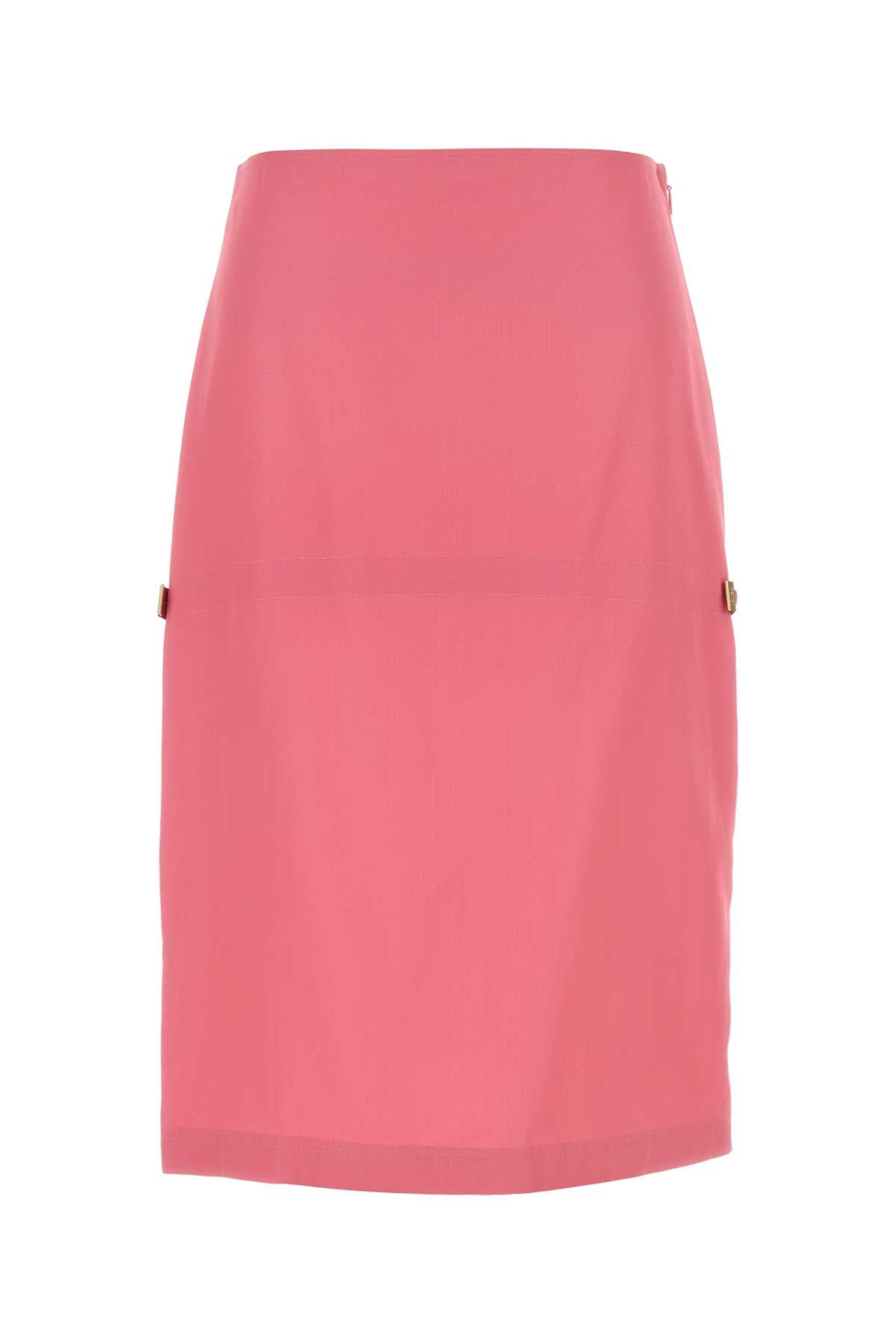 Fendi Viscose Blend Skirt — Pink