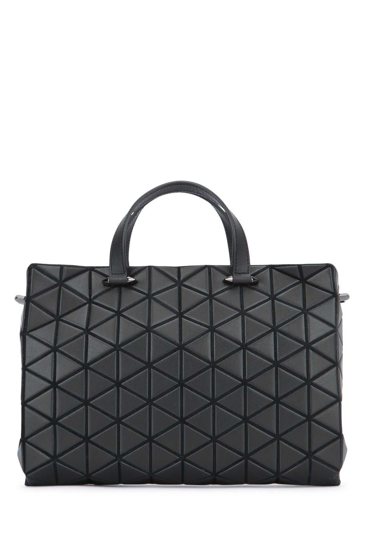 Baobao Matte Top Handle Bag — Black