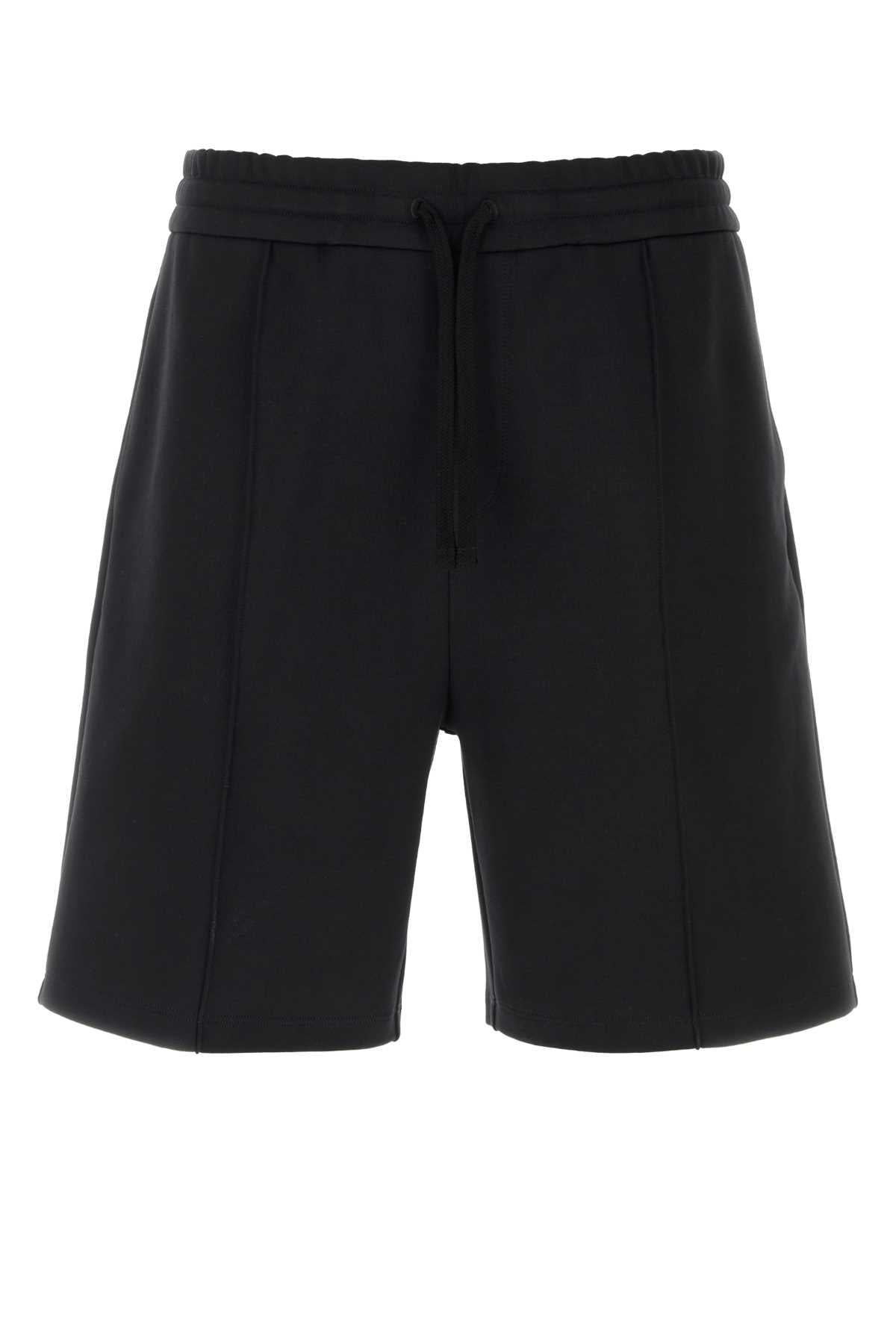 Valentino Garavani Bottom Bermuda Shorts — Black