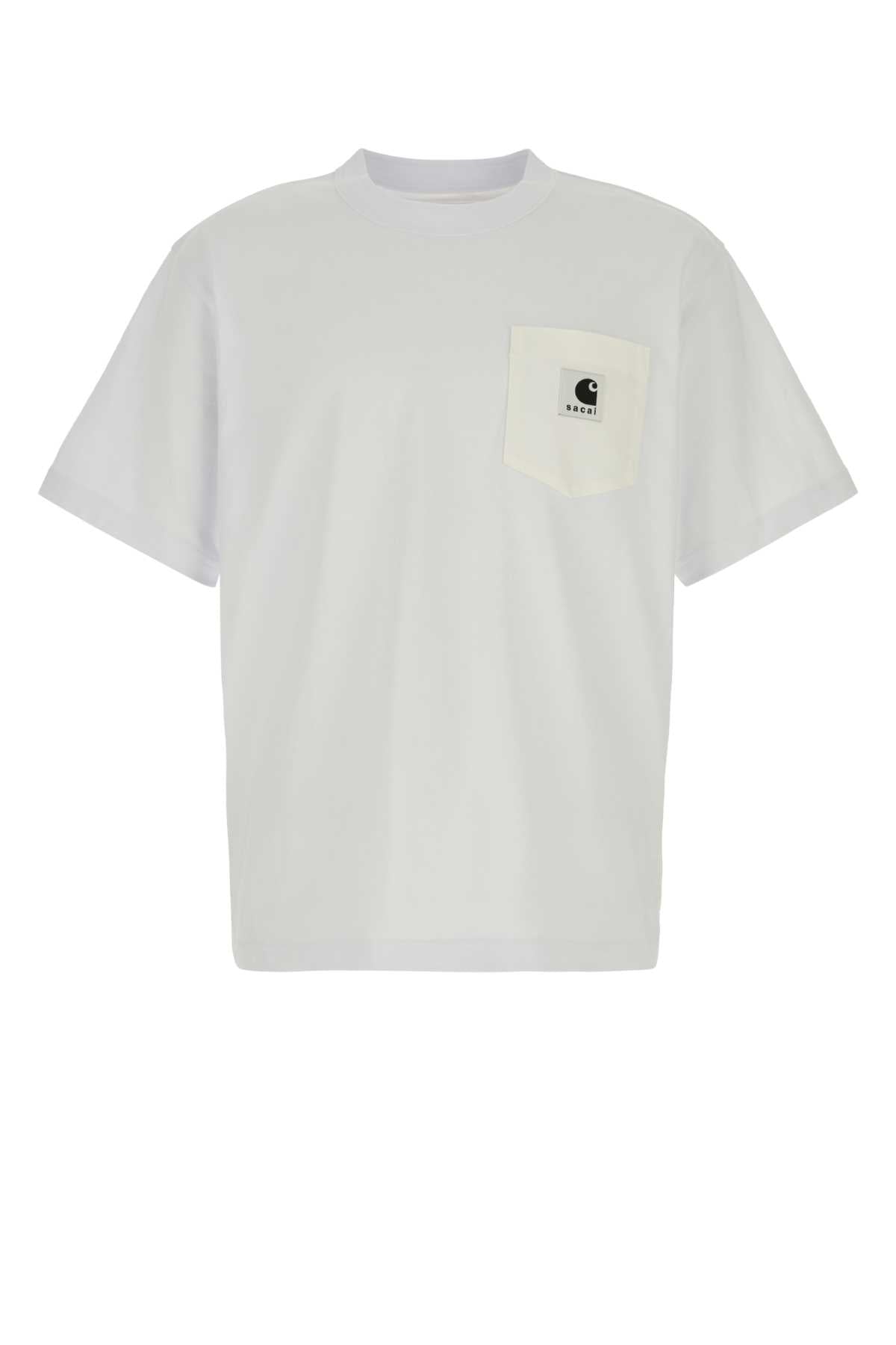 Sacai Cotton T-Shirt — White