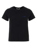 Givenchy Logo-Embroidered Cotton T-Shirt — Black