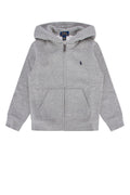 Polo Ralph Lauren Jr Cotton Hoodie — Gray