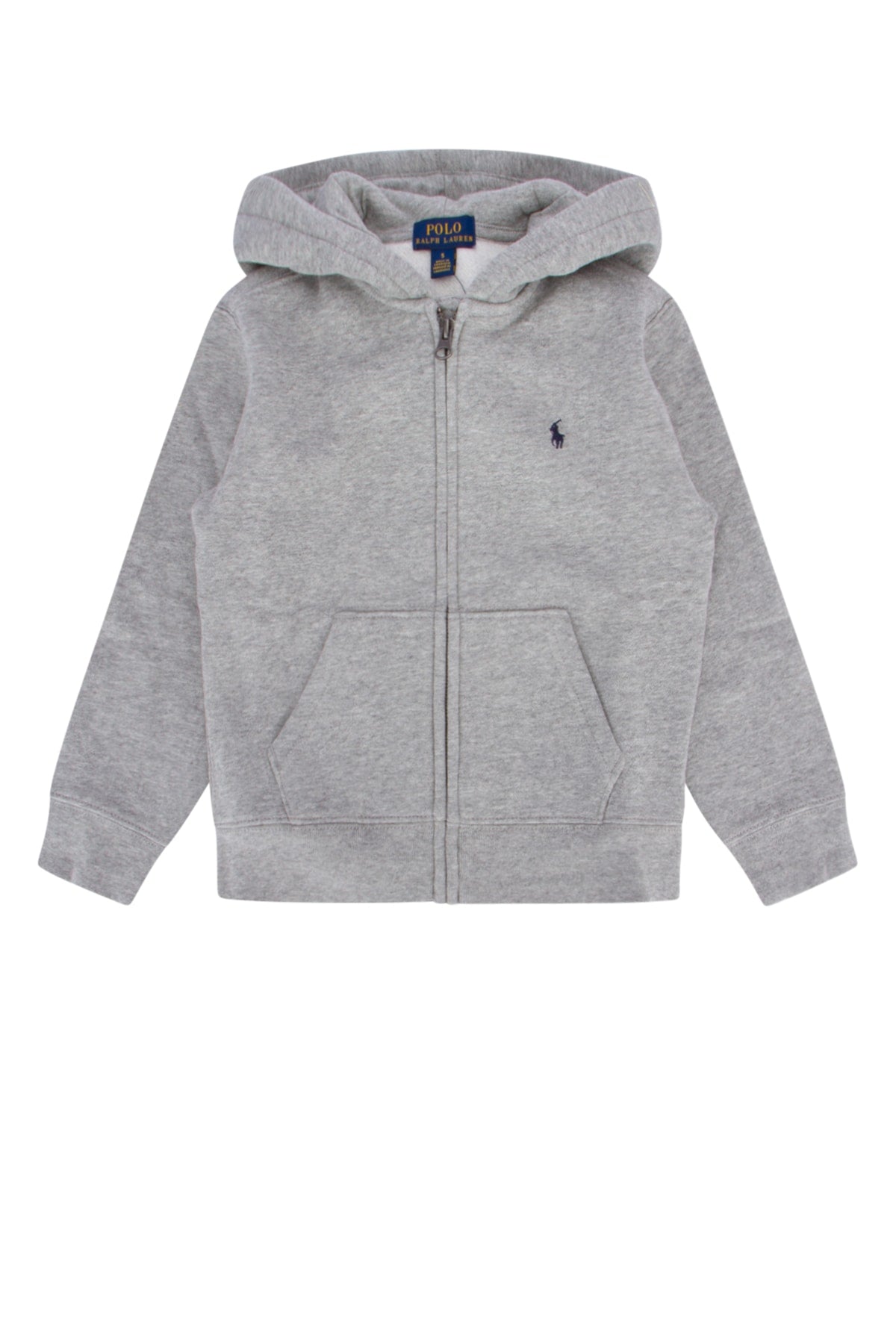 Polo Ralph Lauren Jr Cotton Hoodie — Gray